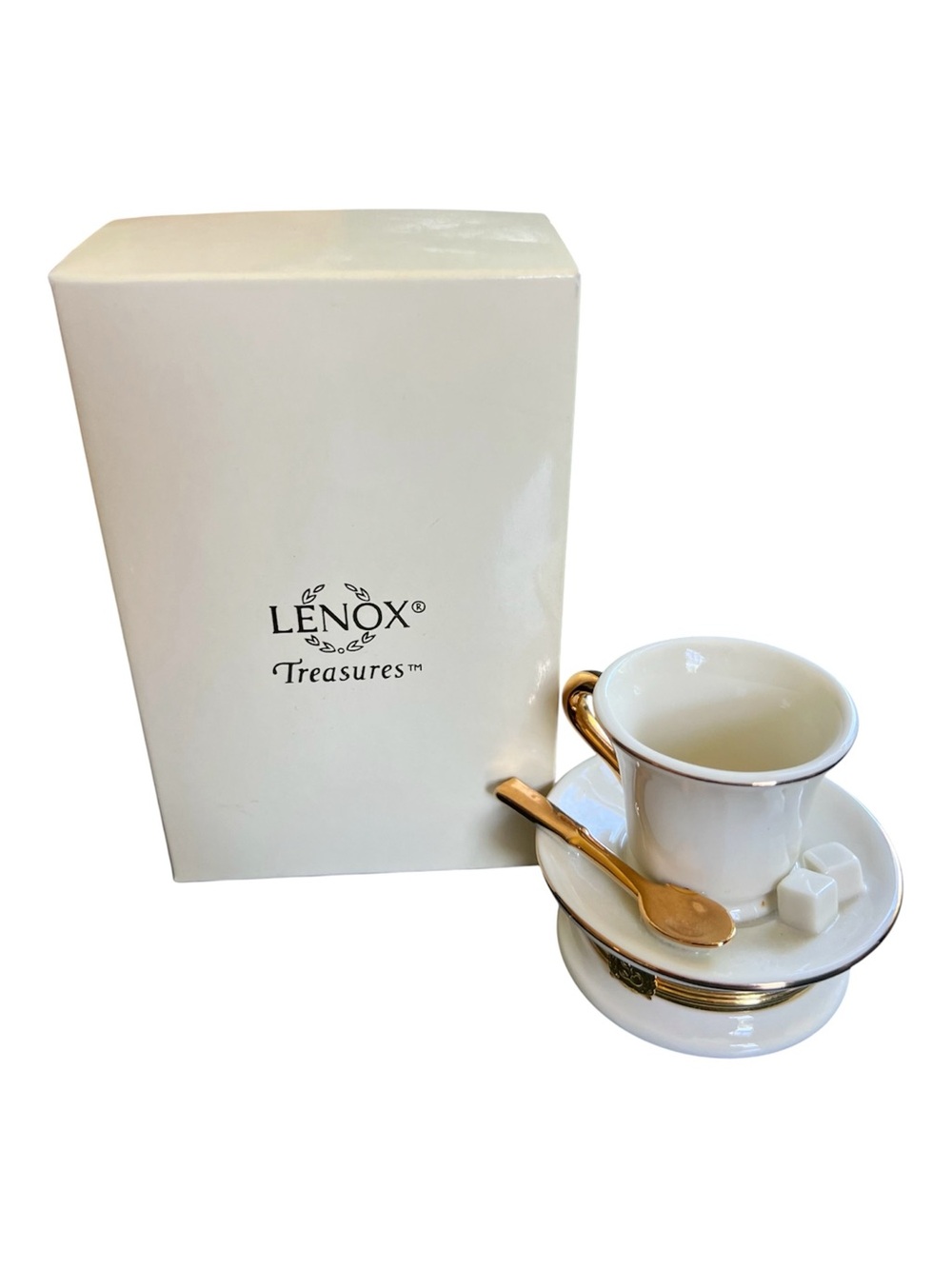 Lenox “Time for Tea” Trinket Box  (NEW)